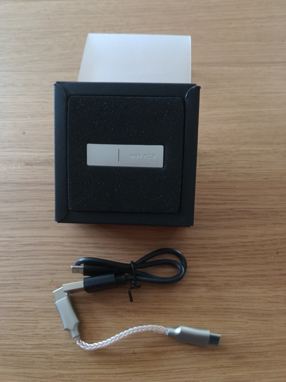 HiBy FC3 USB DAC/AMP met USB-C kabel, Ophalen of Verzenden, Zo goed als nieuw, Minder dan 2 meter, Overige kabels