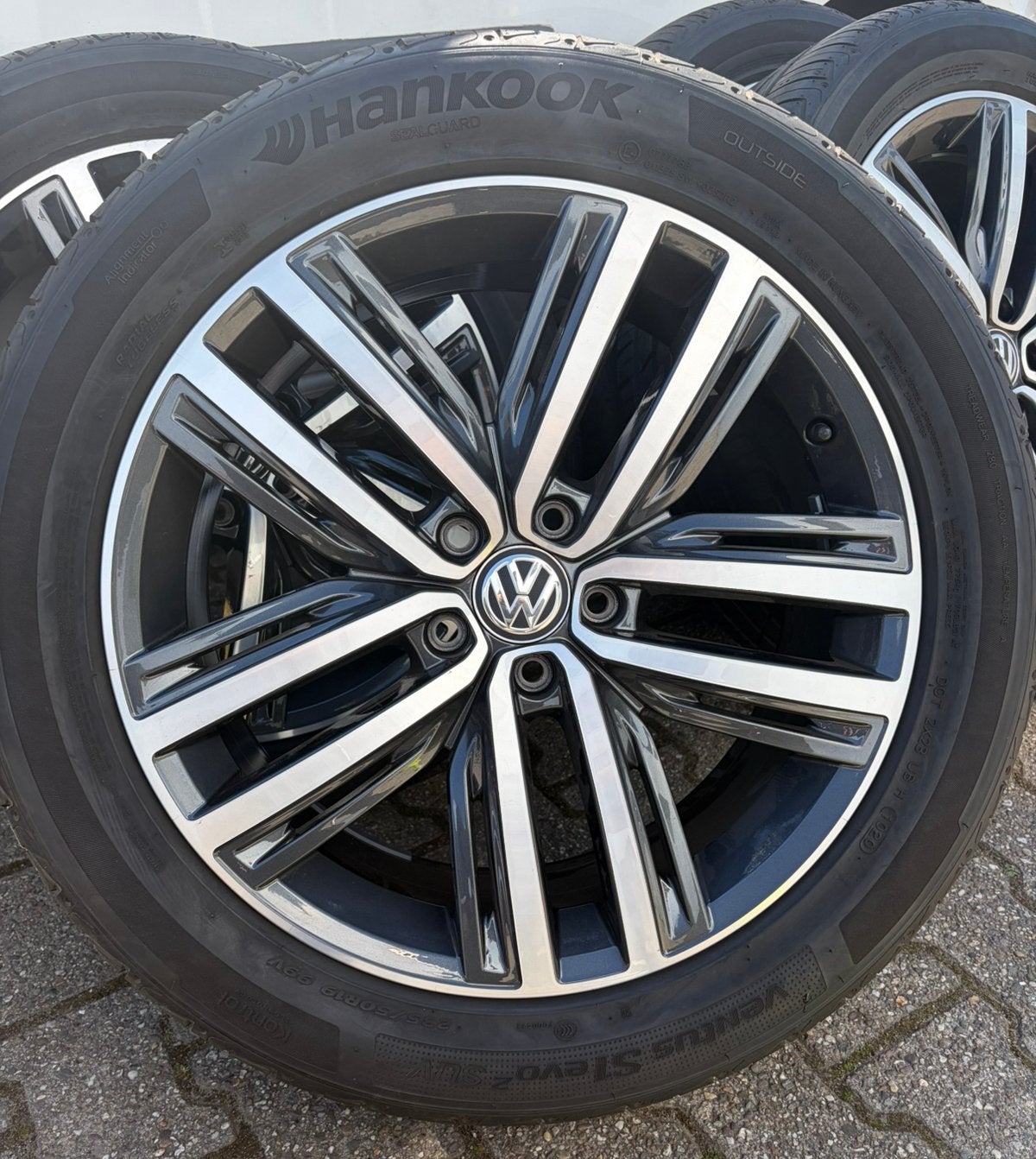 ZGAN 19” Originele VW Tiguan Auckland Velgen + Zomerbanden, Banden en Velgen, 235 mm, Zomerbanden, Ophalen