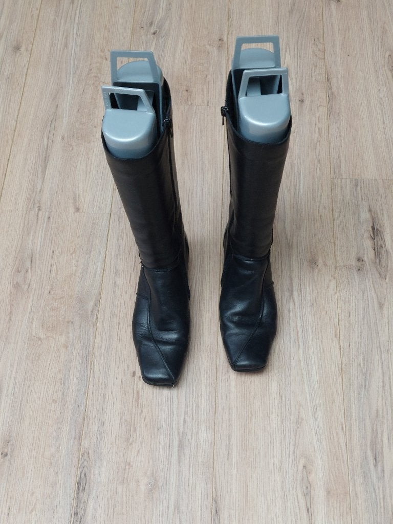 Hoge dames laarzen, Kleding | Dames, Hoge laarzen, Zwart, Ophalen of Verzenden, Gedragen