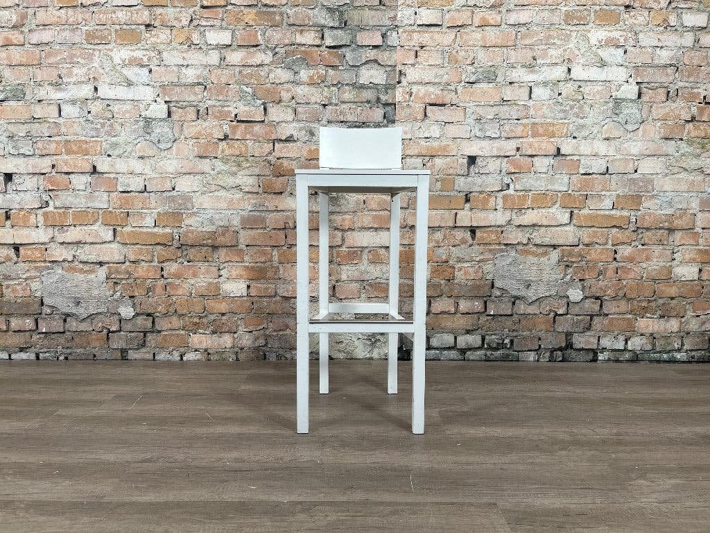 Lensvelt AVL Shaker Barstool – Wit | Atelier Van Lieshout, Ophalen, 5 krukken of meer, Zo goed als nieuw, 90 cm of meer