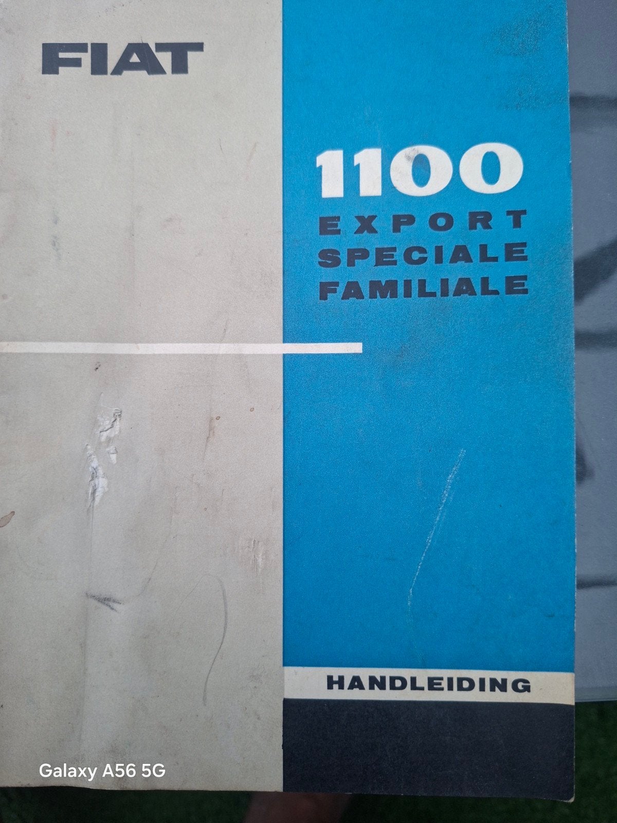 Fiat 1100 Handleiding - Export, Speciale, Familiale, Ophalen of Verzenden