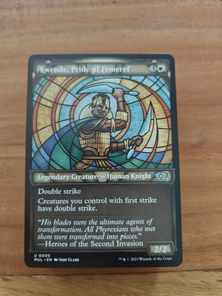 Kwende, pride of femeref legendary duel deck, Ophalen of Verzenden, Zo goed als nieuw, Speeldeck