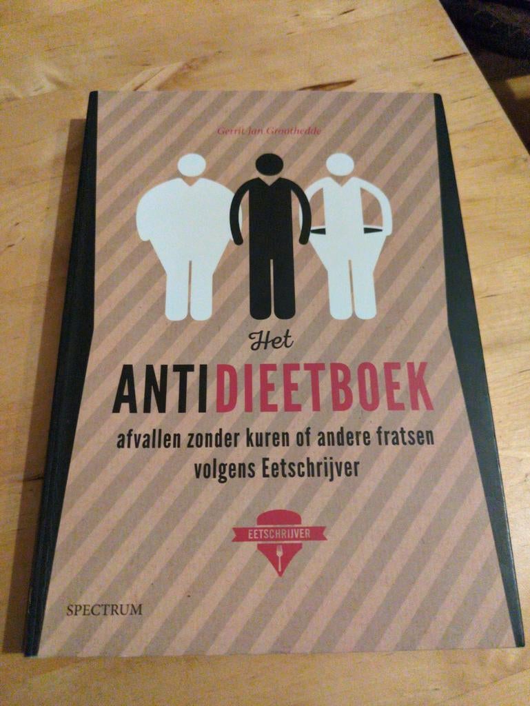 Het Antidieetboek: Afvallen zonder kuren of fratsen, Ophalen of Verzenden, Zo goed als nieuw, Dieet en Voeding, Gerrit Jan Groothedde