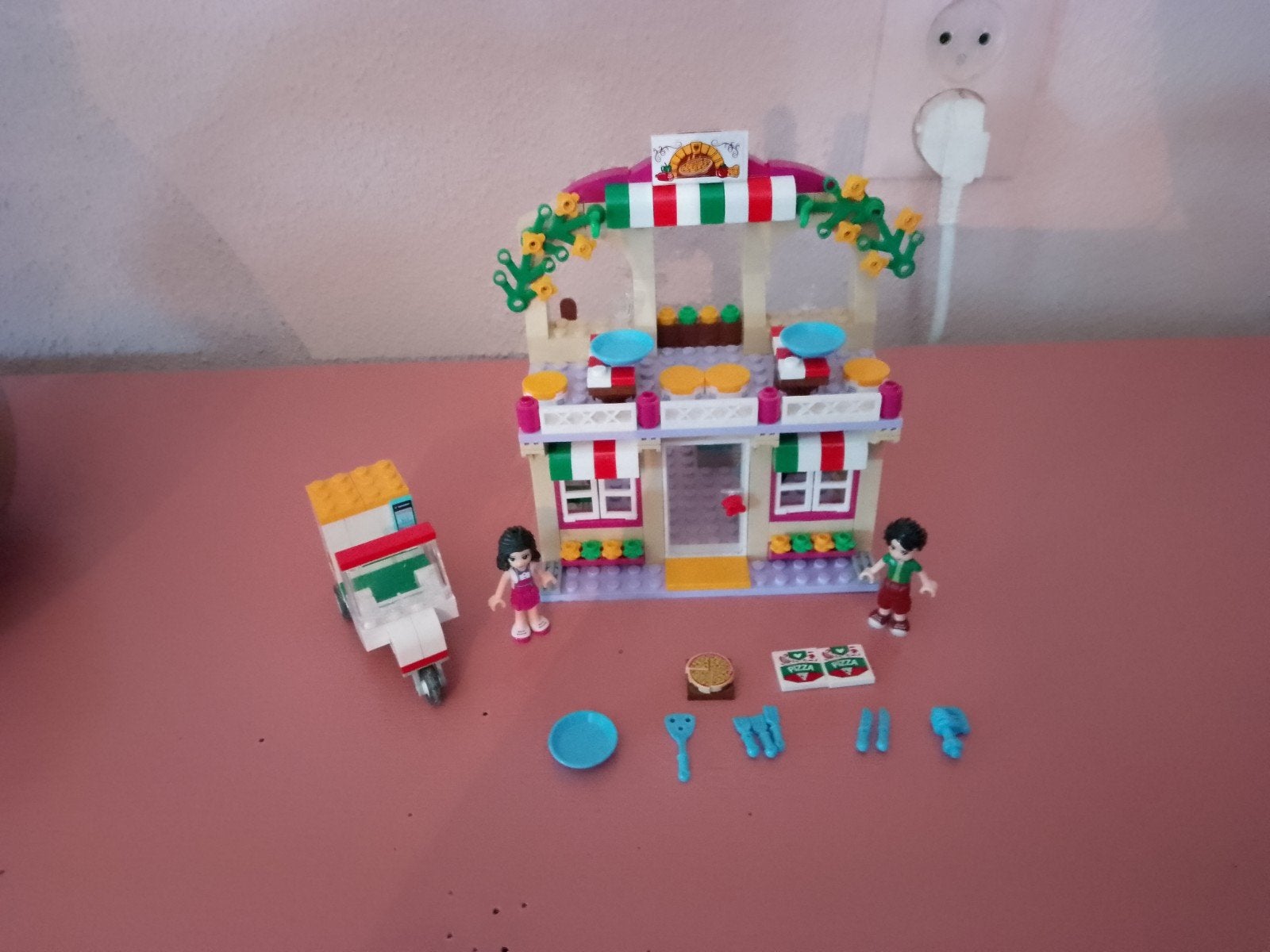 lego friends pizzeria 41311, Compleet, Lego, Friends, Ophalen of Verzenden