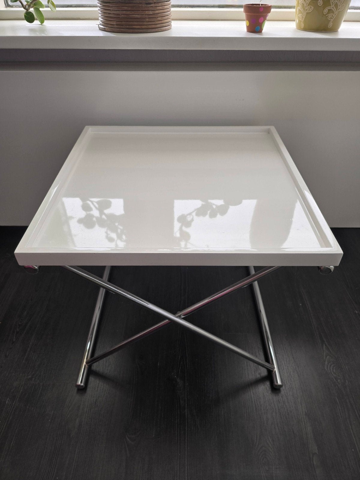 Strak design (bijzet) tafeltje, Ophalen, 50 tot 100 cm, Rond, 50 tot 100 cm