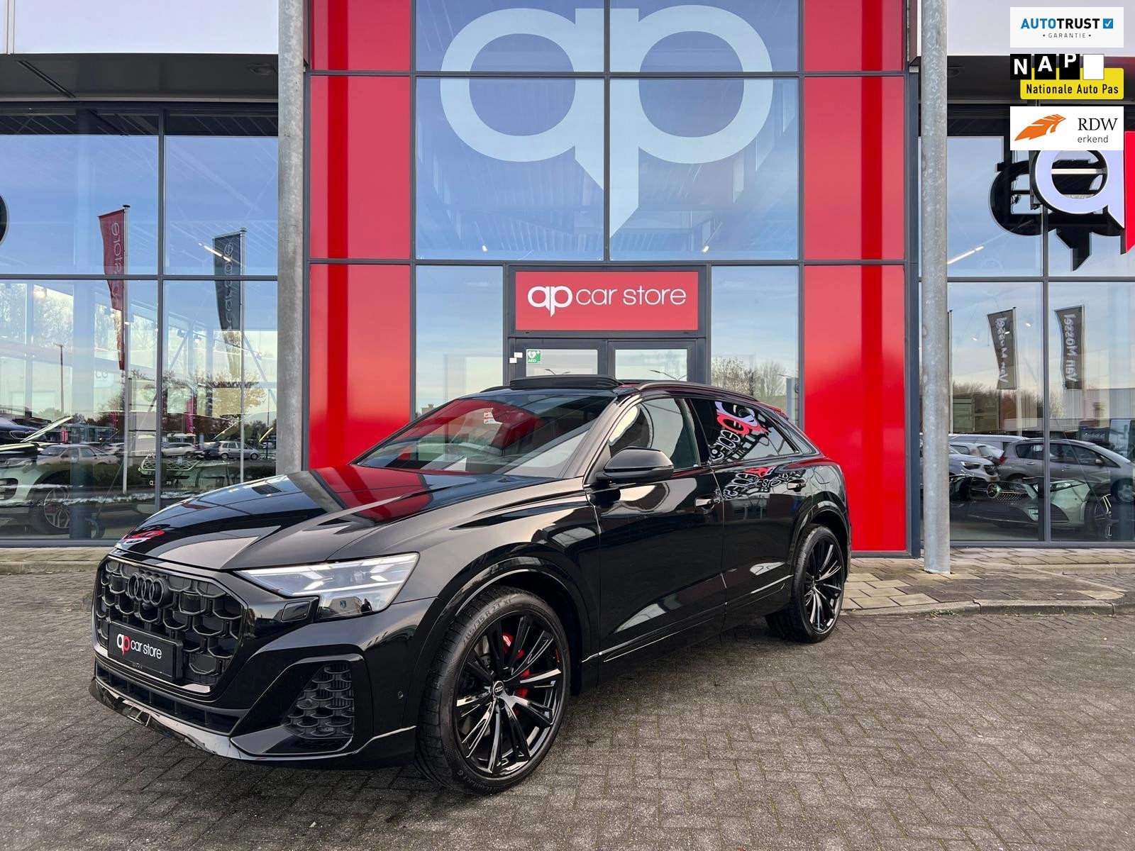 Audi Q8 60 TFSI e Q8 quattro Pro Line S Competition, Auto's, Audi, Automaat, Dealer onderhouden, Adaptive Cruise Control, 2995 cc