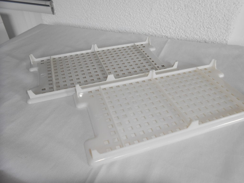 Tupperware Uitlekrooster 28x14cm Wit of Lichtgrijs, Huis en Inrichting, Ophalen of Verzenden, Zo goed als nieuw, Wit, Overige typen