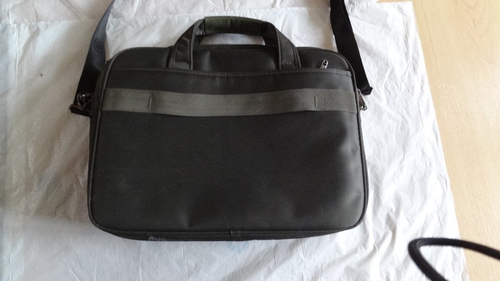 SwissScap Laptoptas - Donkergrijs met schouderband, Grijs, 17 inch of meer, Tabletvak, Ophalen of Verzenden