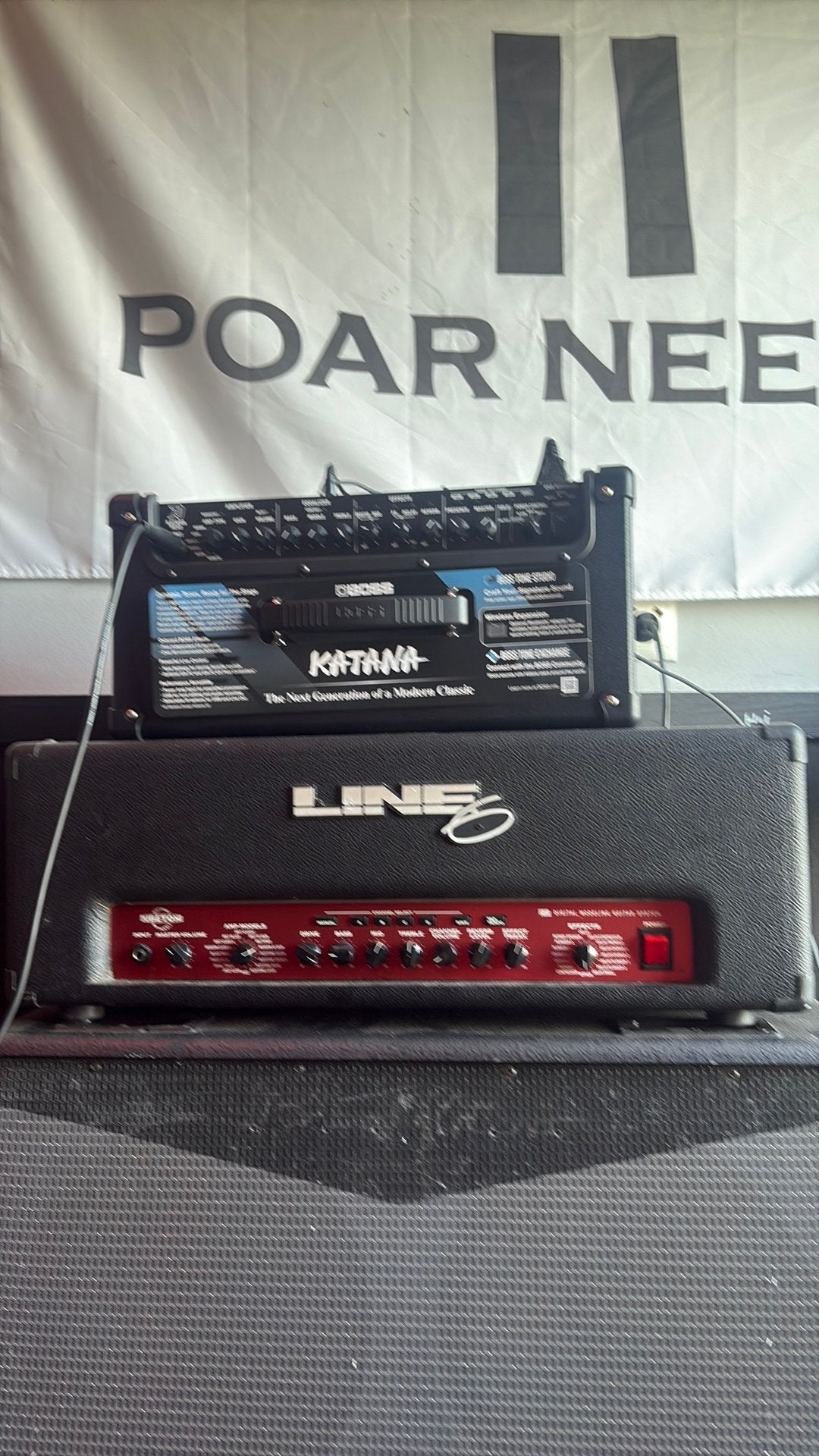 Line 6 flextone 250watt head, Ophalen, Zo goed als nieuw, 100 watt of meer