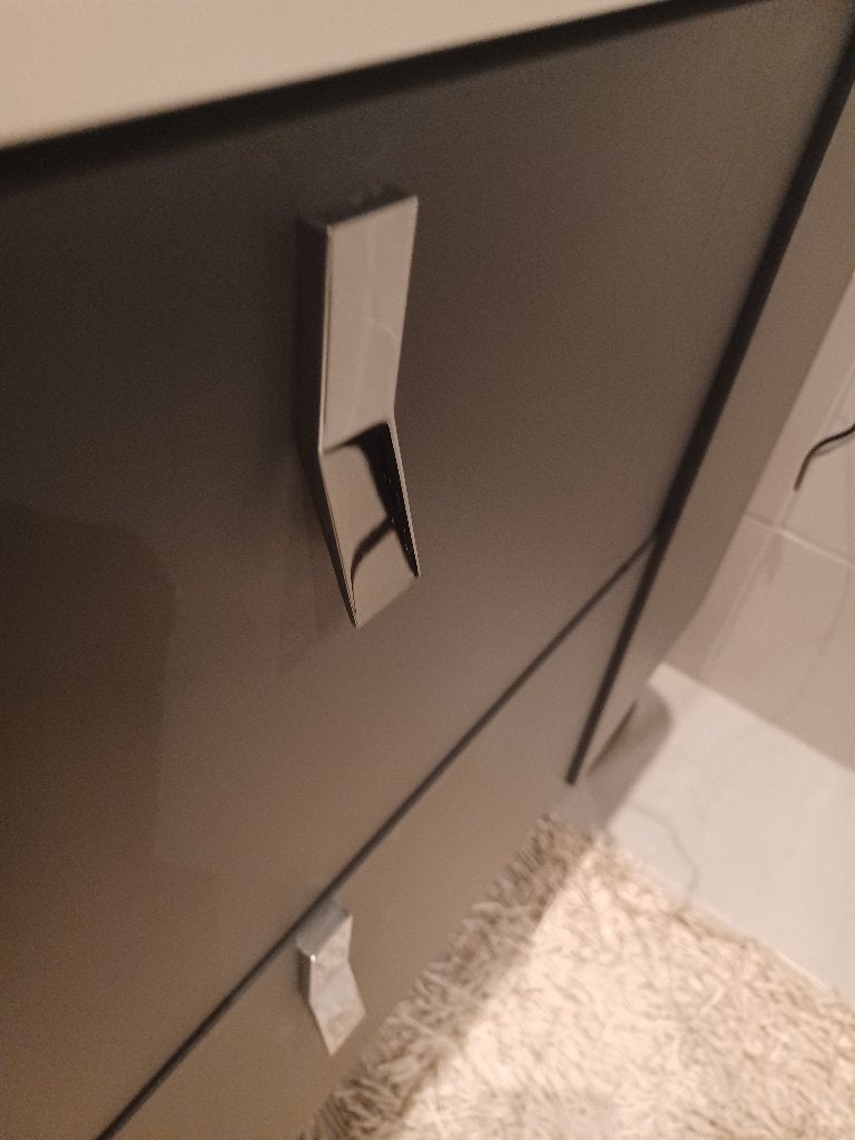3 hoogwaardige chromen handgrepen  voor bv wastafel- nieuw, Ophalen of Verzenden, Nieuw, Chroom, Wastafel