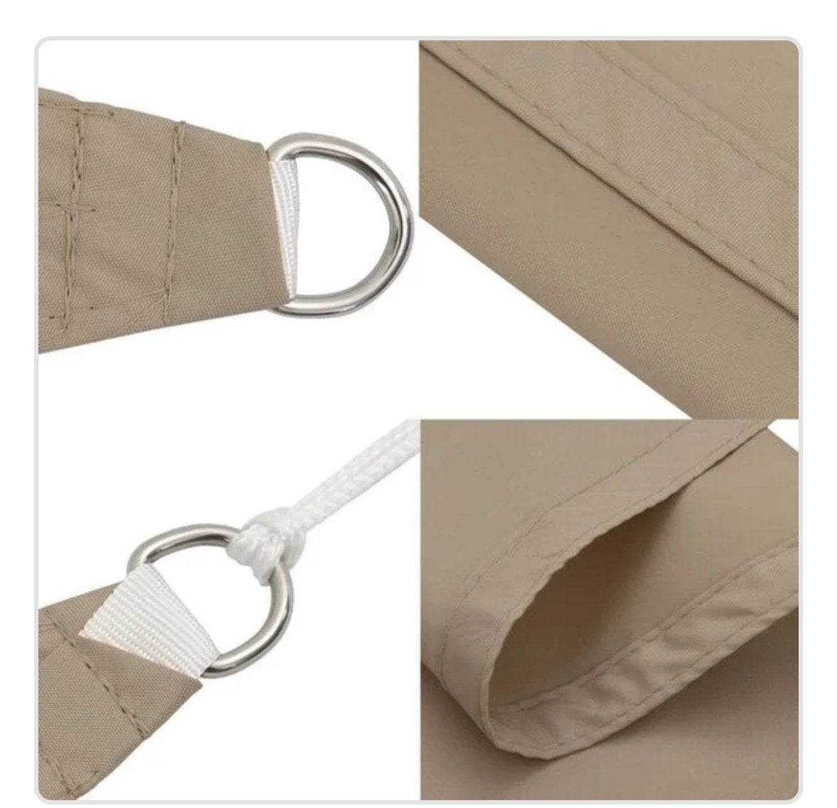 Foto 3 van Zonnedoek waterdicht taupe