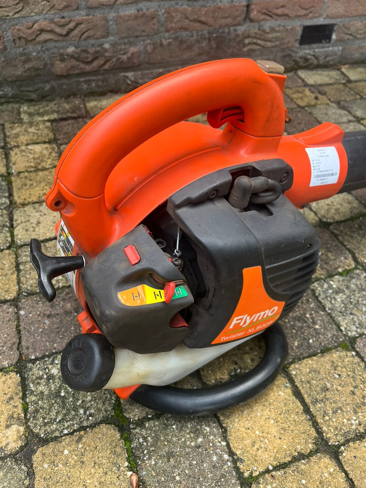 Flymo bladblazer benzine, Ophalen, Benzine, Gebruikt, Handgedragen