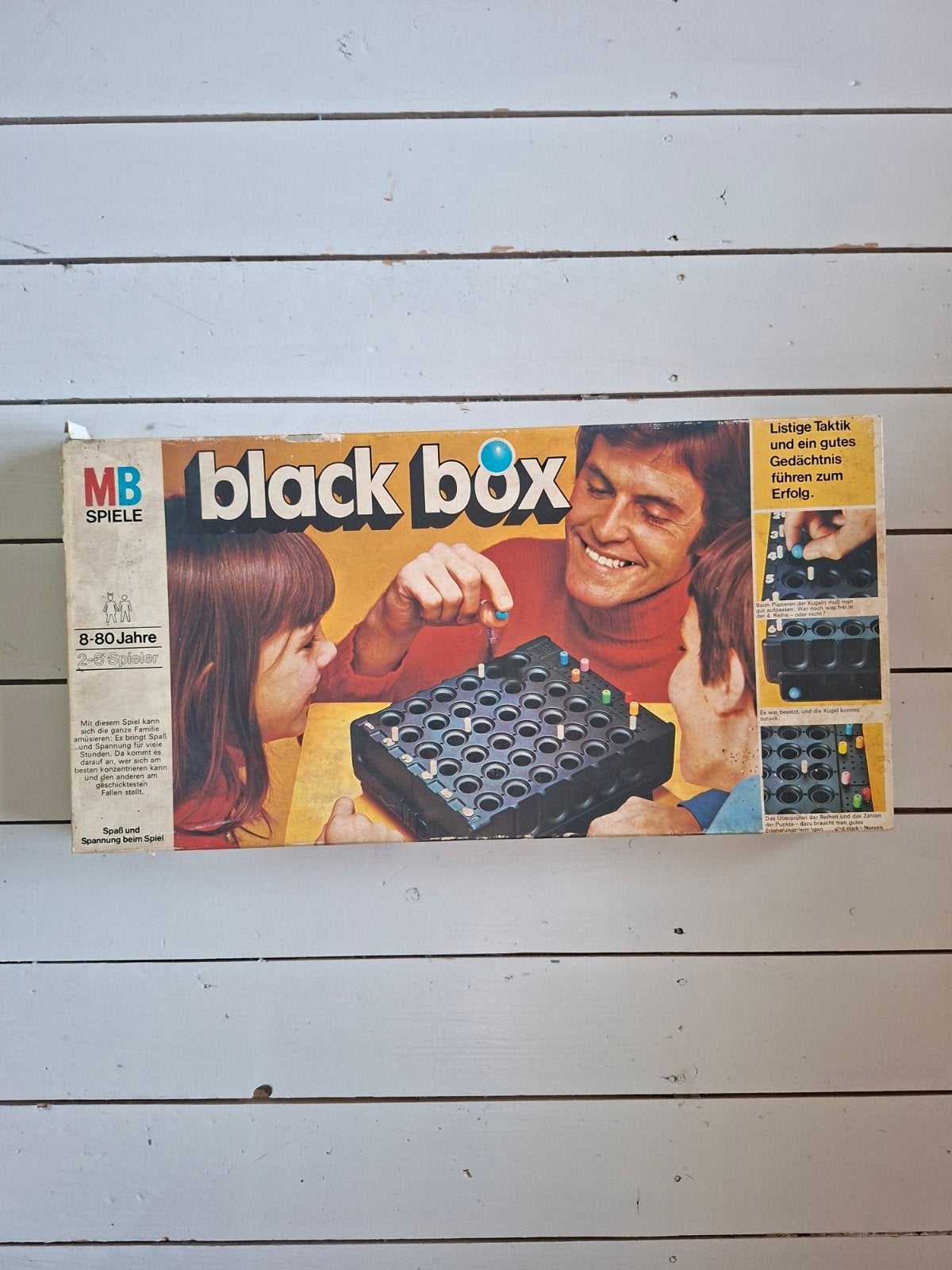 Black Box spel, Hobby en Vrije tijd, Gezelschapsspellen | Bordspellen, Vijf spelers of meer, Ophalen of Verzenden, Gebruikt, MB Spiele