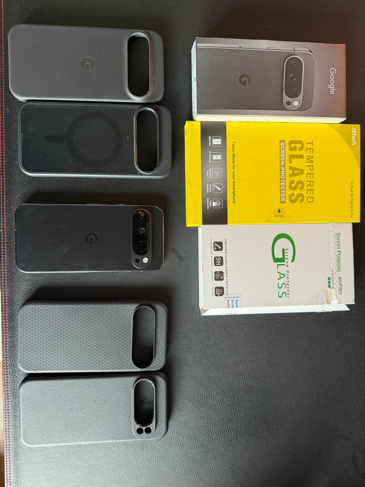 Pixel 9 Pro 512GB Obsidian & Pixel Watch 4 45mm Zwart Bundle, Telecommunicatie, Ophalen of Verzenden, Zo goed als nieuw, Klassiek of Candybar
