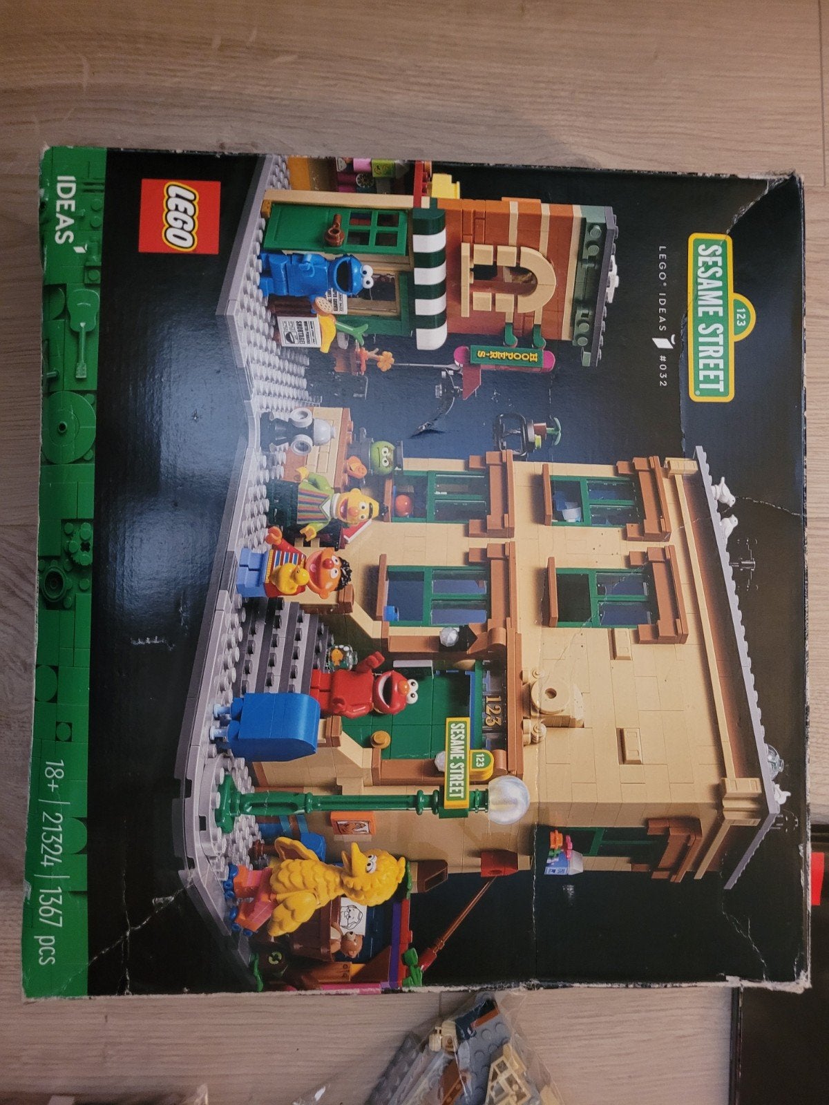 Lego Ideas Sesamstraat 123 (21324) met doos en boekje, Kinderen en Baby's, Ophalen of Verzenden, Zo goed als nieuw