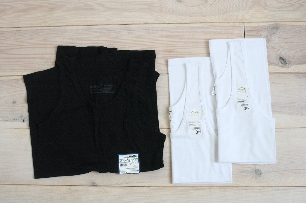 2 zwarte en 2 witte hemden maat XL, nieuw!, Ophalen of Verzenden, Zwart, Zeeman, Hemd
