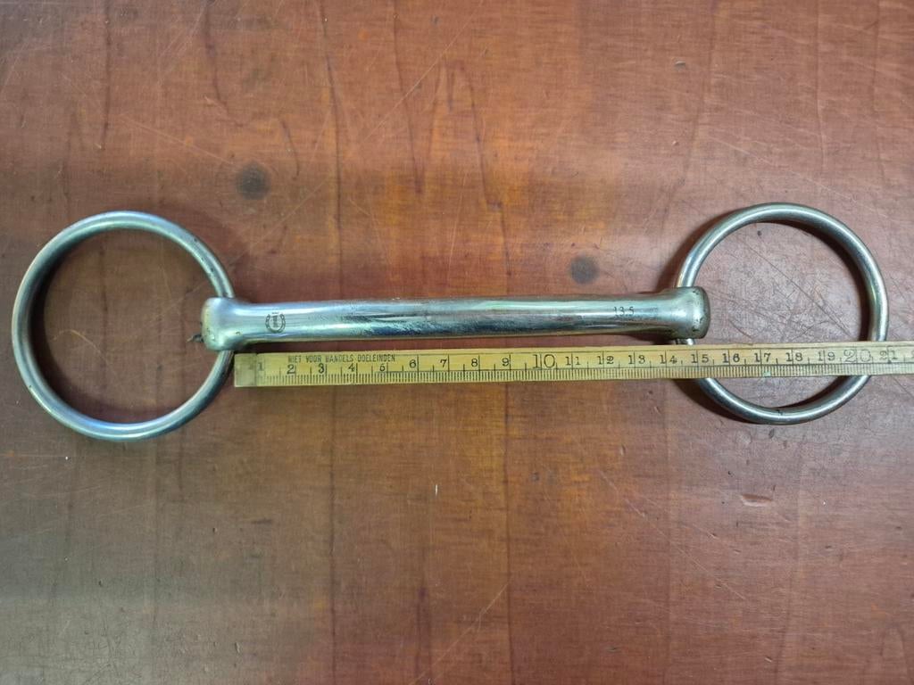 Imperial Riding ongebroken trens bit, 14 cm, Ophalen, Gebruikt