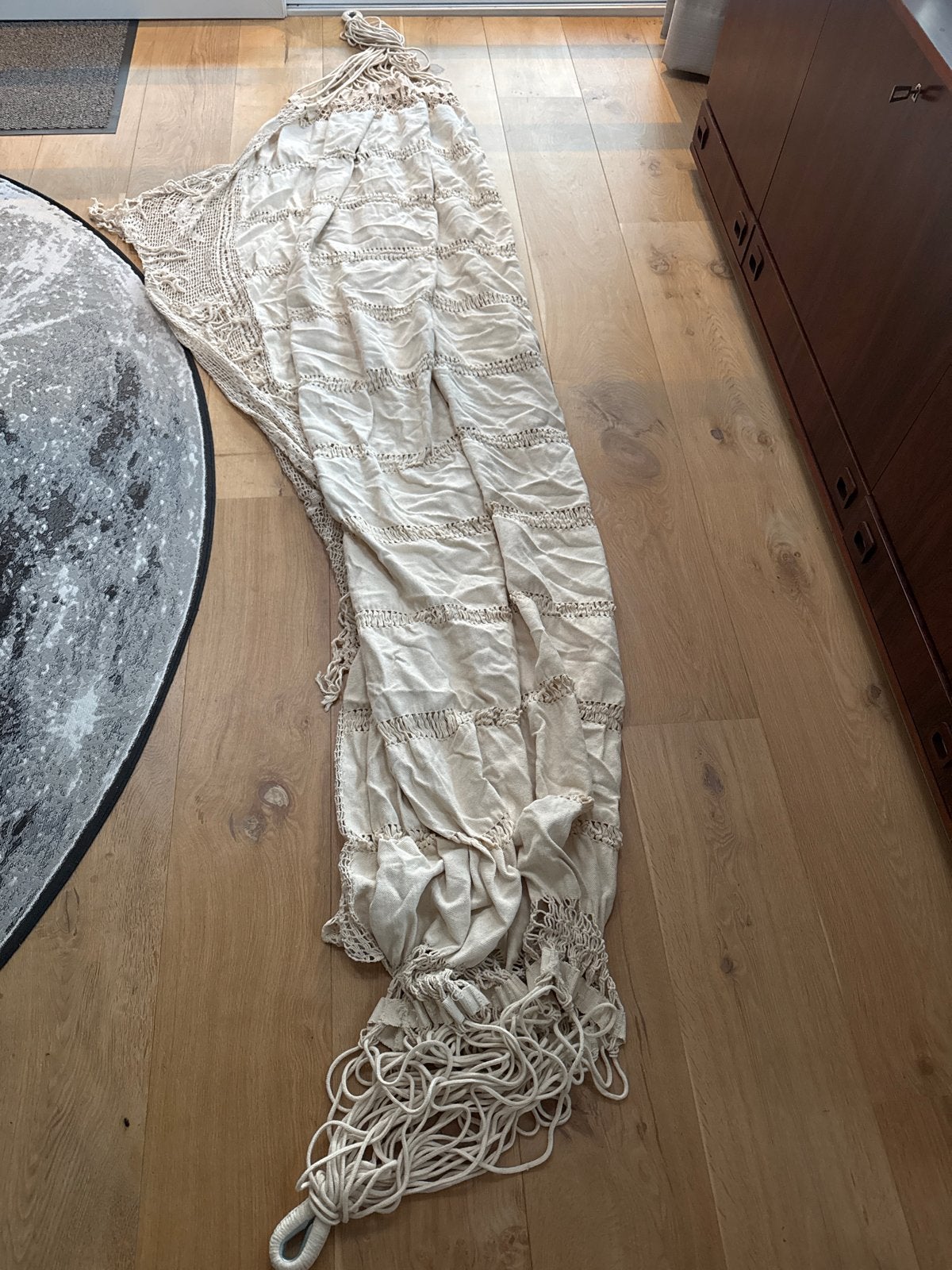 Katoenen Hangmat - 3.5 Meter, Ophalen of Verzenden, Gebruikt, Eenpersoons, Binnen