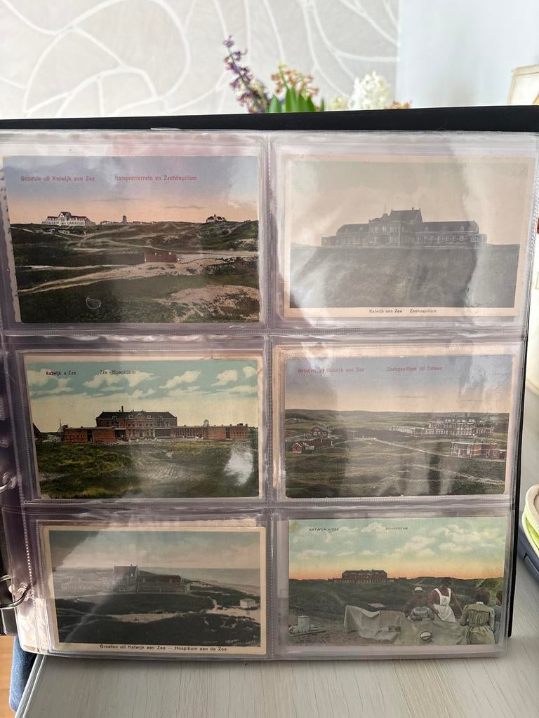 Oude Ansichtkaarten Katwijk aan Zee - Zeehospitium, Verzamelen, Ansichtkaarten | Nederland, Ophalen of Verzenden, Voor 1920, Gelopen
