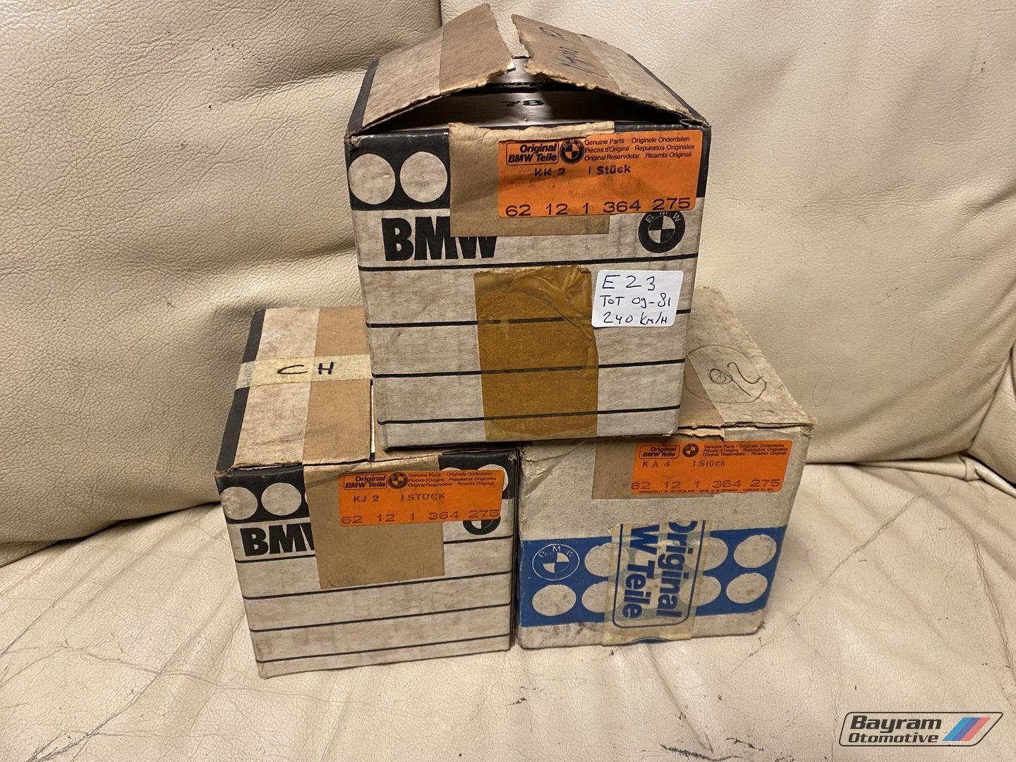 Bmw E23 snelheidsmeter tacho nos 62121364275 7-serie teller, Gebruikt, -, -, Ophalen of Verzenden