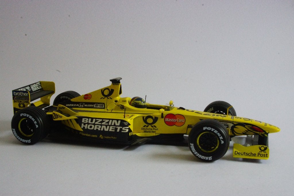 Hotwheels 1:18 Jordan F1 Modellen, Ophalen of Verzenden, Zo goed als nieuw, Formule 1
