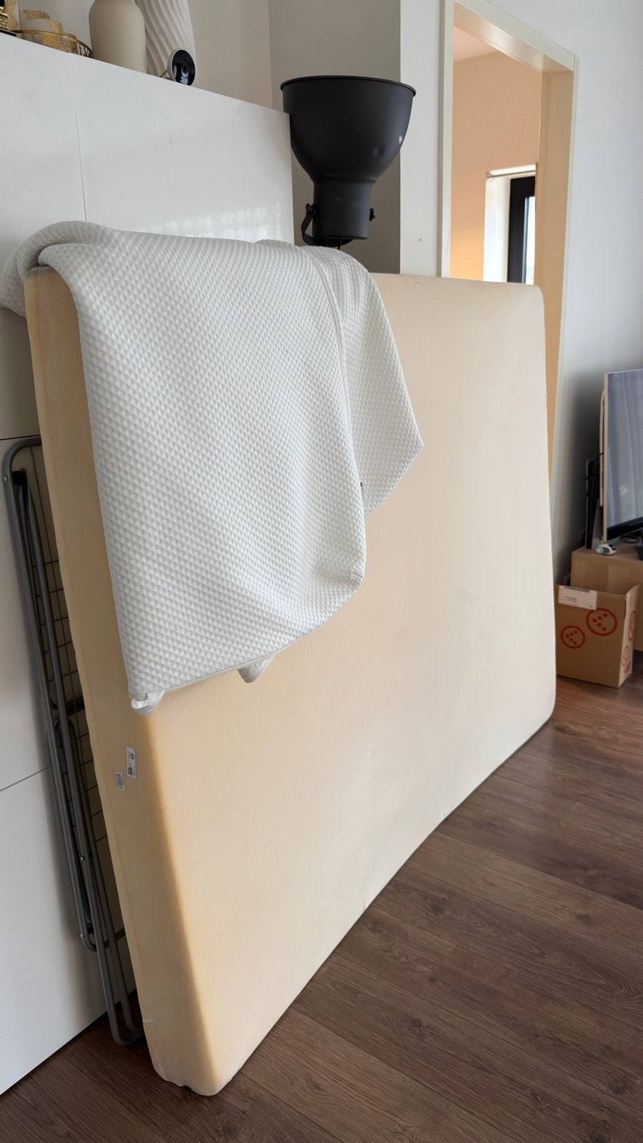 IKEA Abygda Matras 160x200 - Zo goed als nieuw, Huis en Inrichting, Tweepersoons, Ophalen of Verzenden, Zo goed als nieuw, Matras