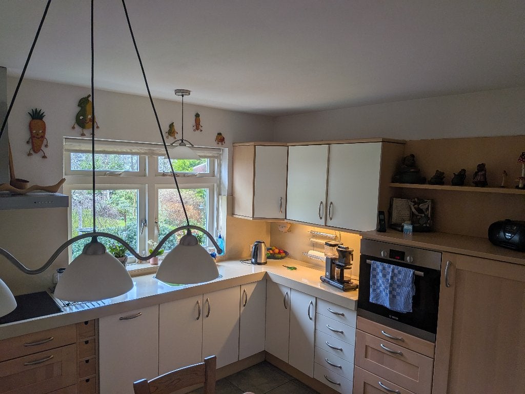 Te koop: Complete keuken (Merk: Schmidt), Ophalen, Gebruikt, Hoekkeuken, Graniet of Steen