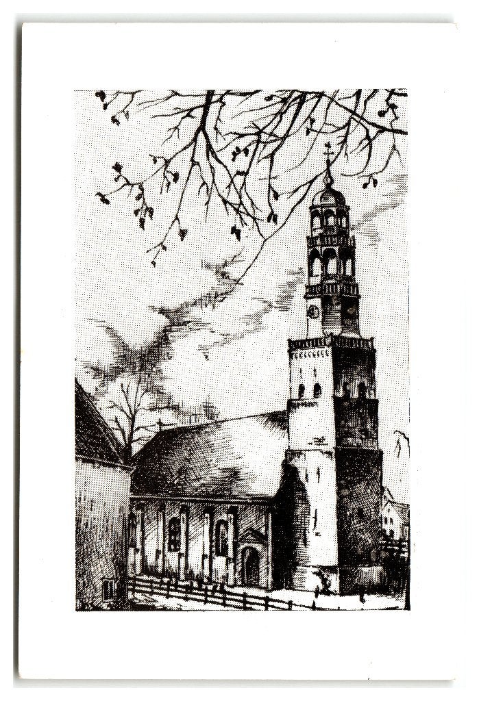 Hindeloopen, Kerk, Verzenden, 1960 tot 1980, Ongelopen, Friesland