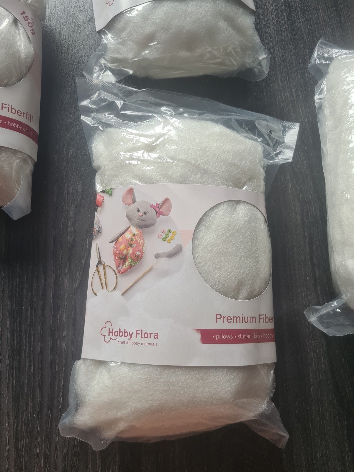 4 pakken Premium Fiberfill 150g - knutselvulling, Textiel, Nieuw, Ophalen of Verzenden, Overige merken