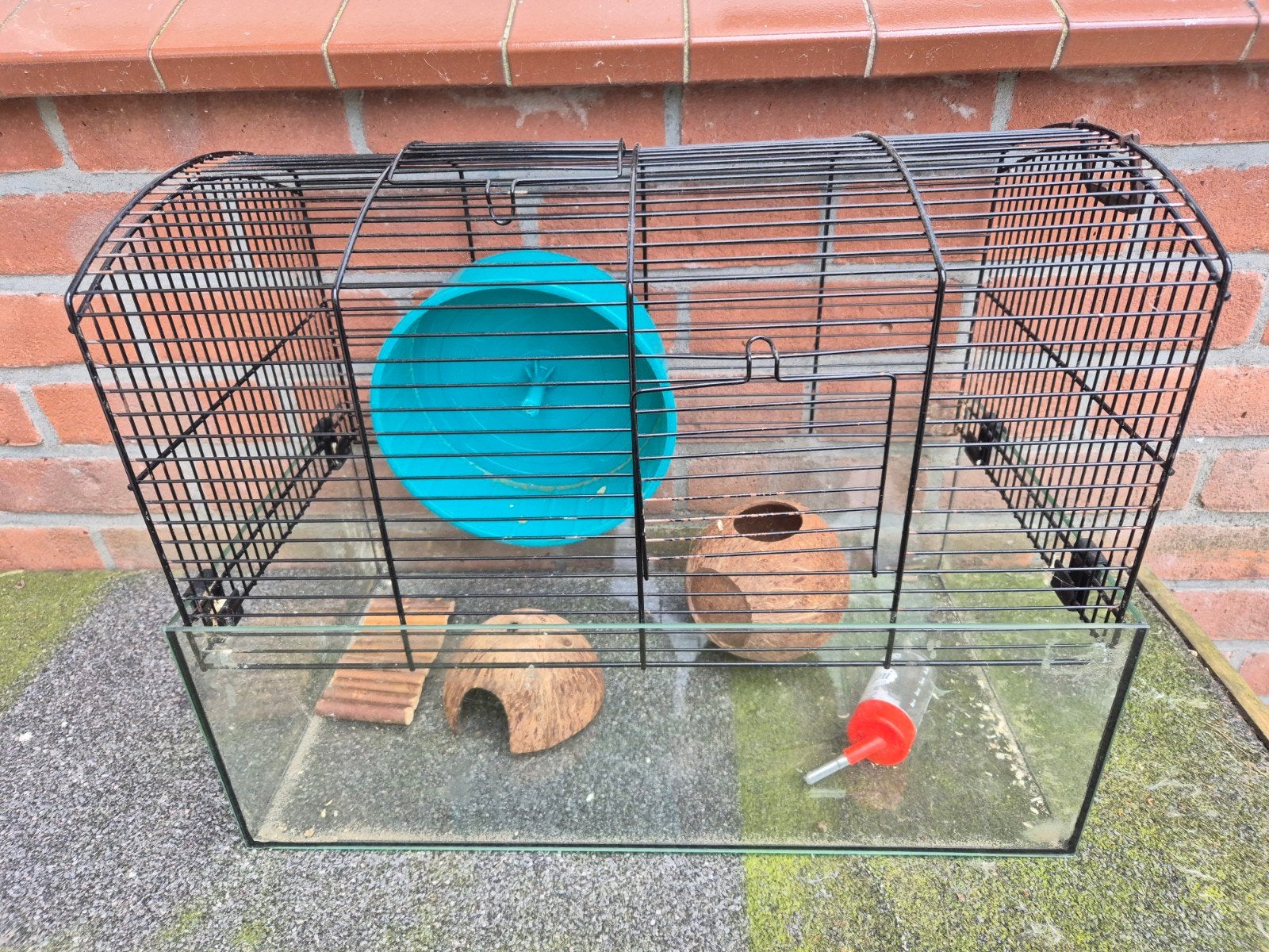 Kleine hamsterkooi, Dieren en Toebehoren, Kooi, Gebruikt, Minder dan 75 cm, Muis