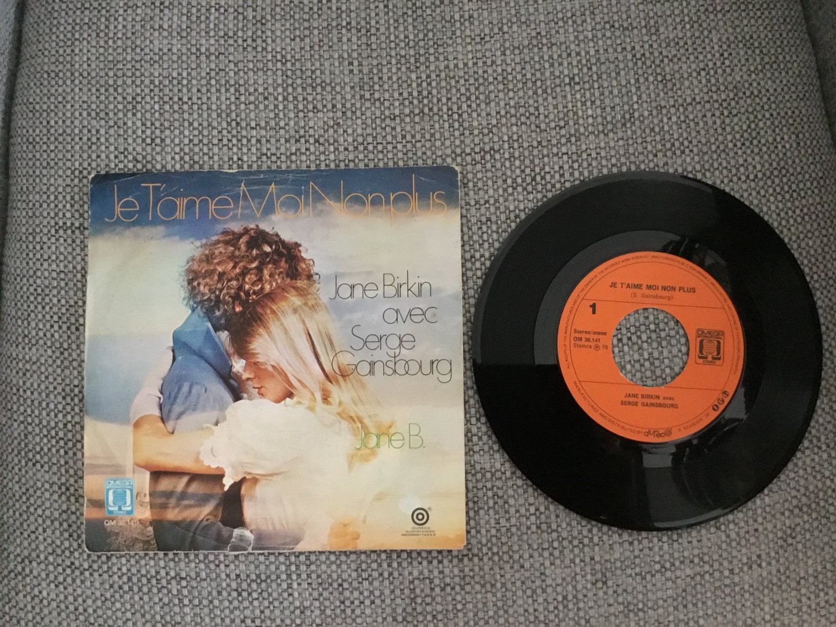 Jane Birkin / Serge Gainsbourg, Ophalen of Verzenden, Zo goed als nieuw, Pop