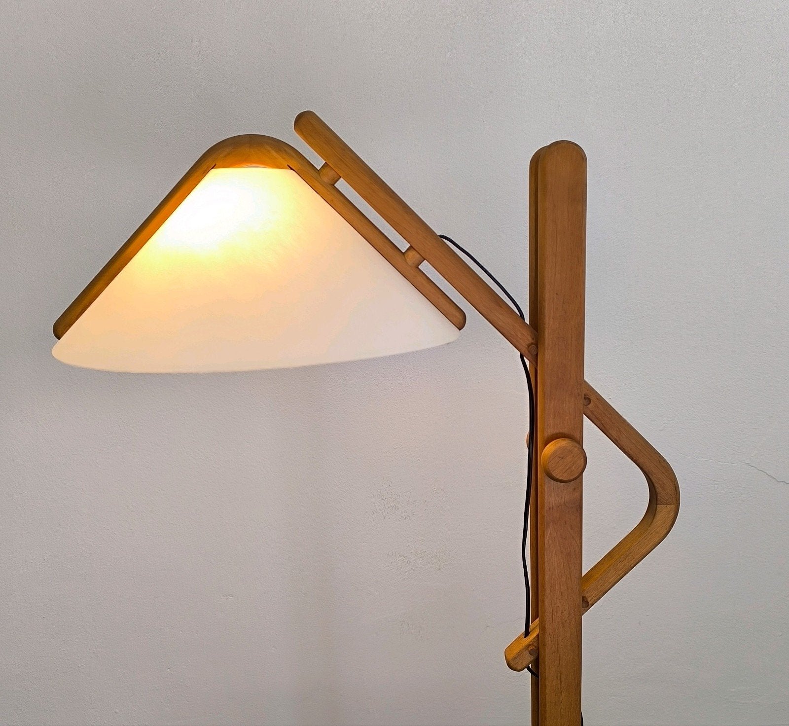 Domus Lamp Flexibel 70's Deens Design Skandi Boho, Ophalen, Scandi, 100 tot 150 cm, E27 (groot)