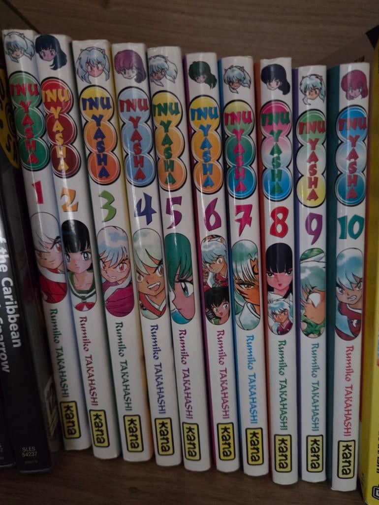 InuYasha manga deel 1 t/m 10, Meerdere stripboeken, Ophalen of Verzenden, Gelezen