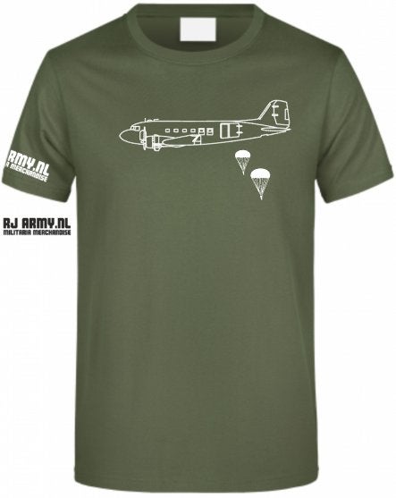 WW2 Douglas Dakota DC3 Parachute sprong, Verzamelen, Ophalen of Verzenden, Landmacht, Amerika, Kleding of Schoenen