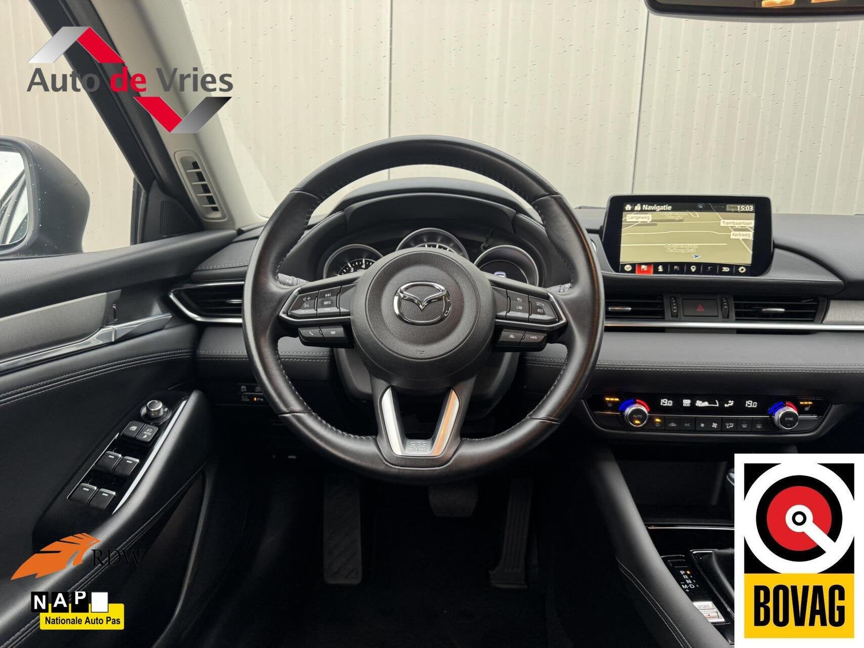 Mazda 6 Sportbreak 2.0 SkyActiv-G 165 Centre-Line|Trekhaak, Auto's, 1998 cc, Stof, 4 cilinders, Met garantie (alle)