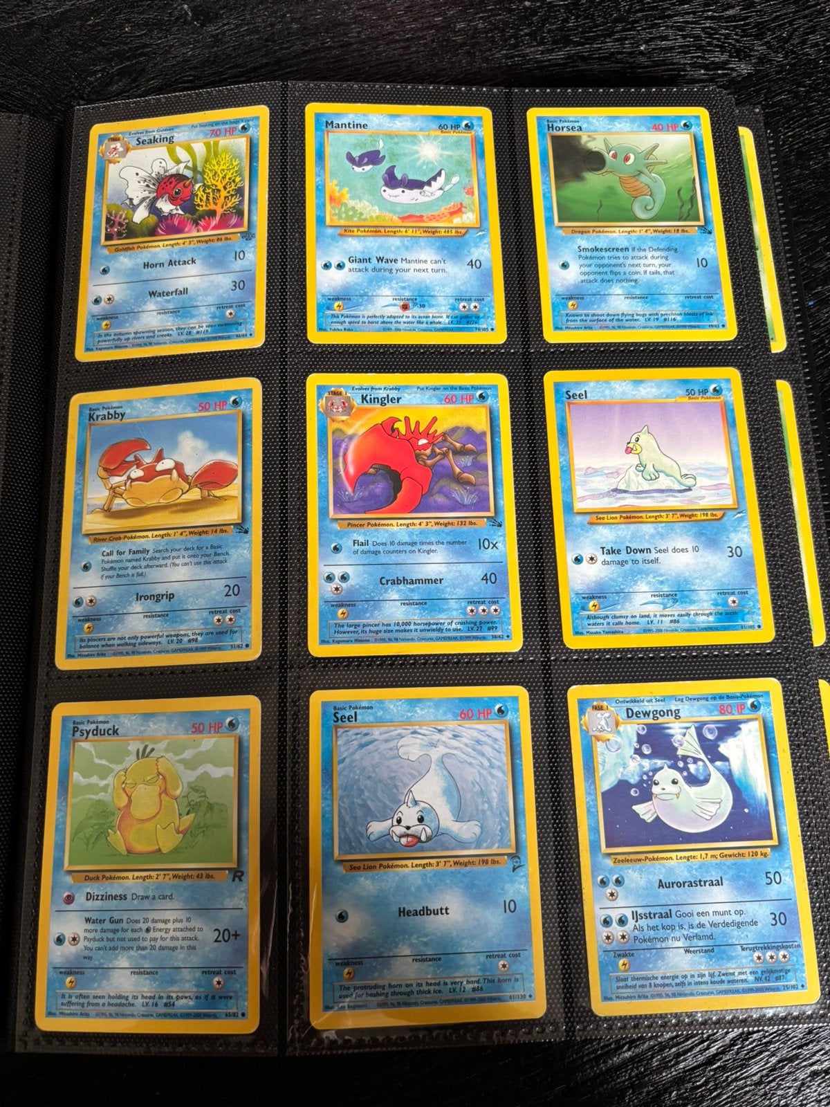 Oude Pokémon kaarten verzameling, Hobby en Vrije tijd, Ophalen of Verzenden, Zo goed als nieuw, Meerdere kaarten