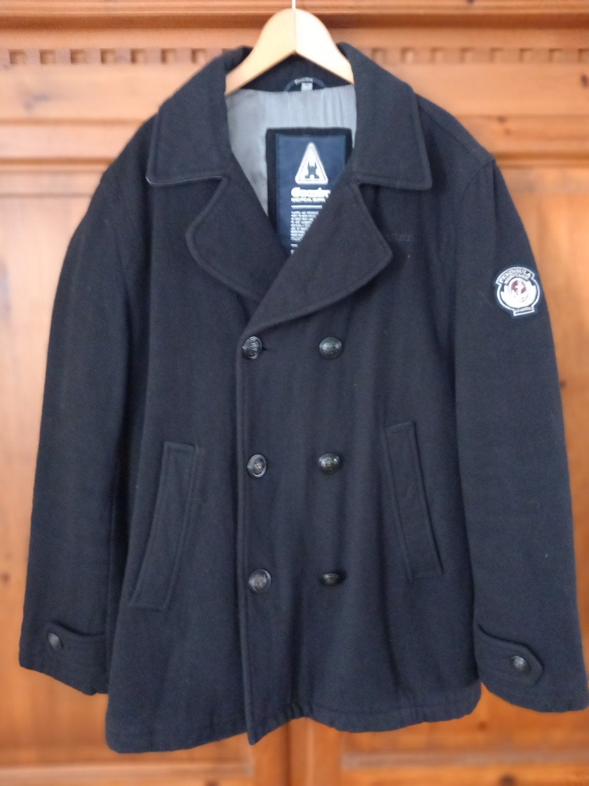 Gaastra Nautical Supplies Peacoat - Zwart - Maat XL, Kleding | Heren, Jassen | Winter, Gaastra, Zwart, Maat 56/58 (XL), Ophalen of Verzenden