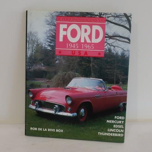 Ford USA boek 1945 1965 Rob de la Rive Box NL tekst, Ophalen of Verzenden, Gelezen, Ford, Rob de la Rive Box