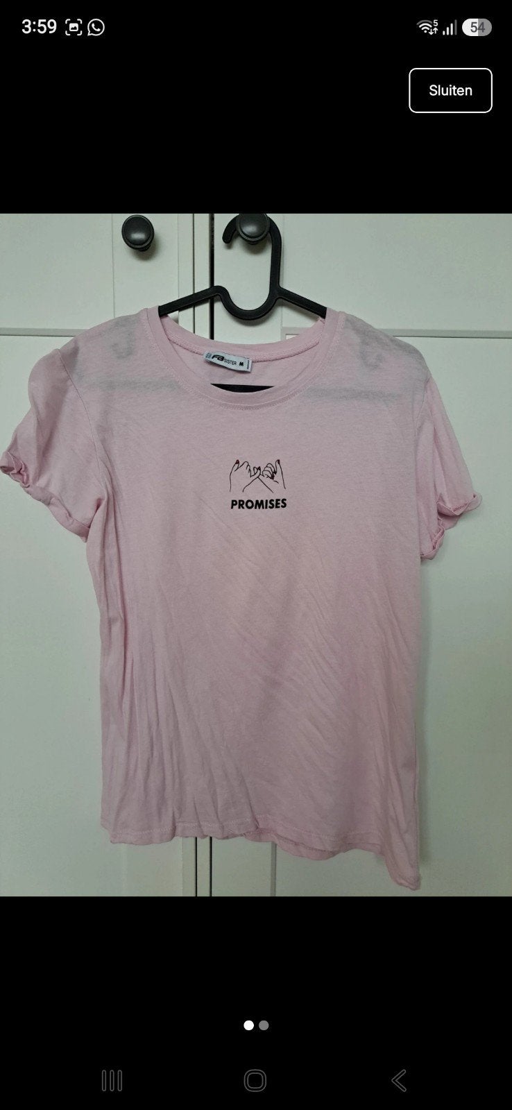 Roze shirt x New Yorker, Maat 38/40 (M), Nieuw, New Yorker, Ophalen of Verzenden