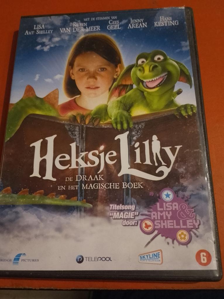 Heksje Lilly De Draak en het Magische Boek DVD, Avontuur, Gebruikt, Ophalen of Verzenden, Vanaf 6 jaar