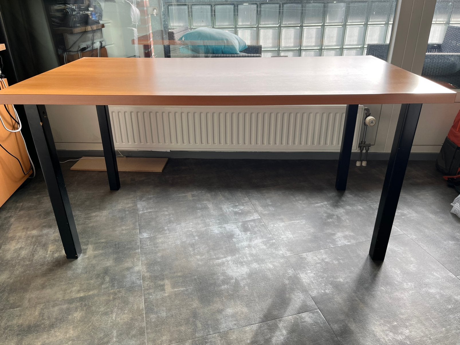 IKEA bureautafel, Demontabel, Gebruikt, 150 cm, Spaanplaat of MDF