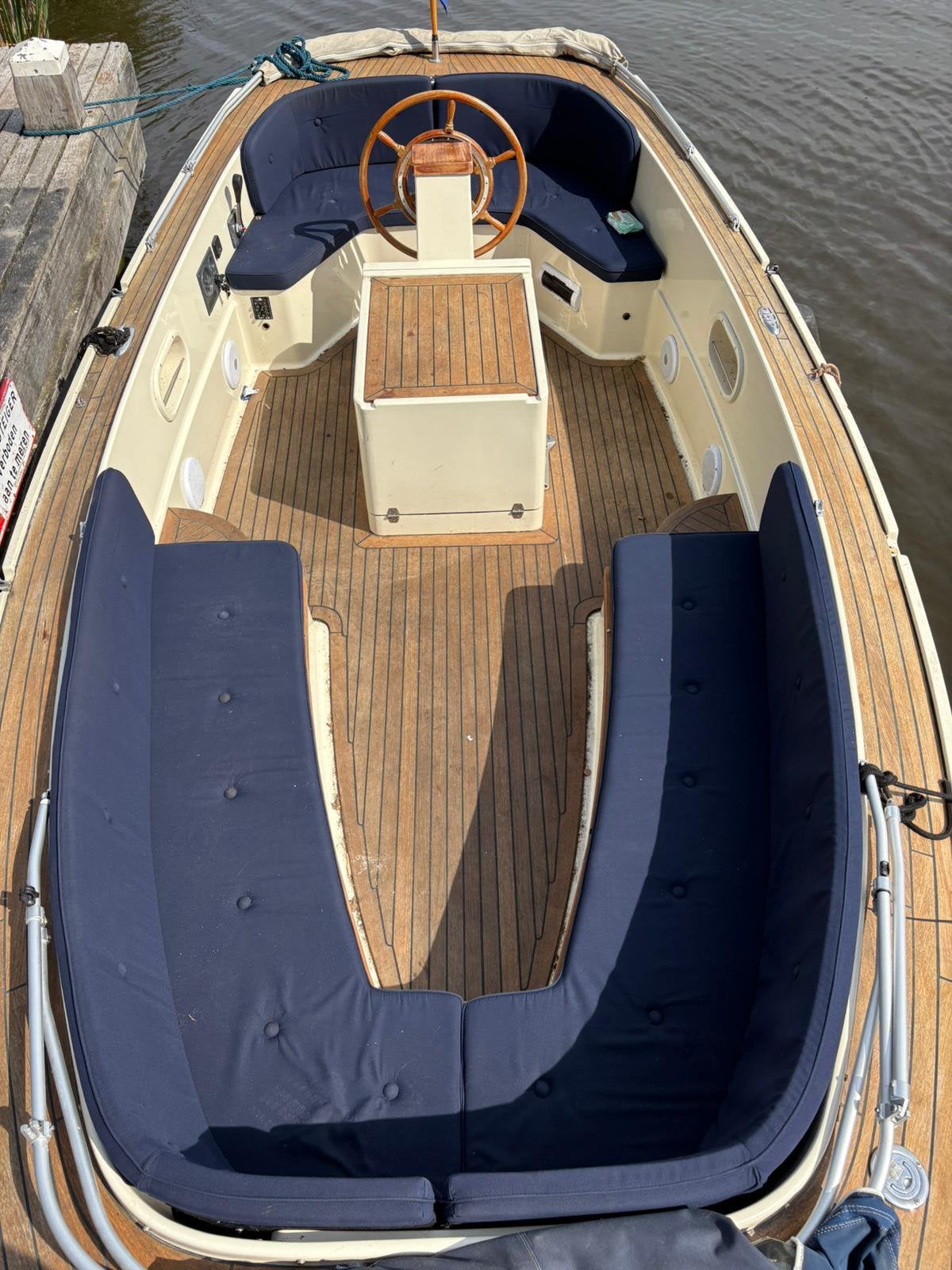 Interboat 19 BJ 1998 Vetus motor 800 vaaruren. Teakbelegd, Binnenboordmotor, Diesel, Zo goed als nieuw, 28 pk
