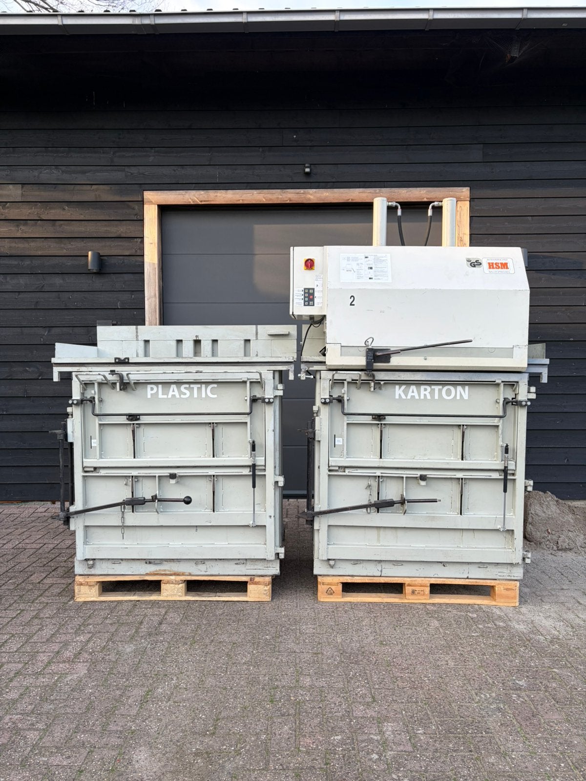 HSM | 2 kamerpers | Balenpers | Papierpers | Plasticpers, Ophalen of Verzenden