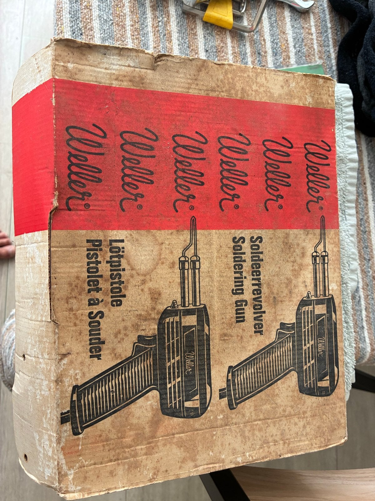 Weller Record Soldeerpistool - Vintage Soldeerbout, Ophalen of Verzenden, Gebruikt