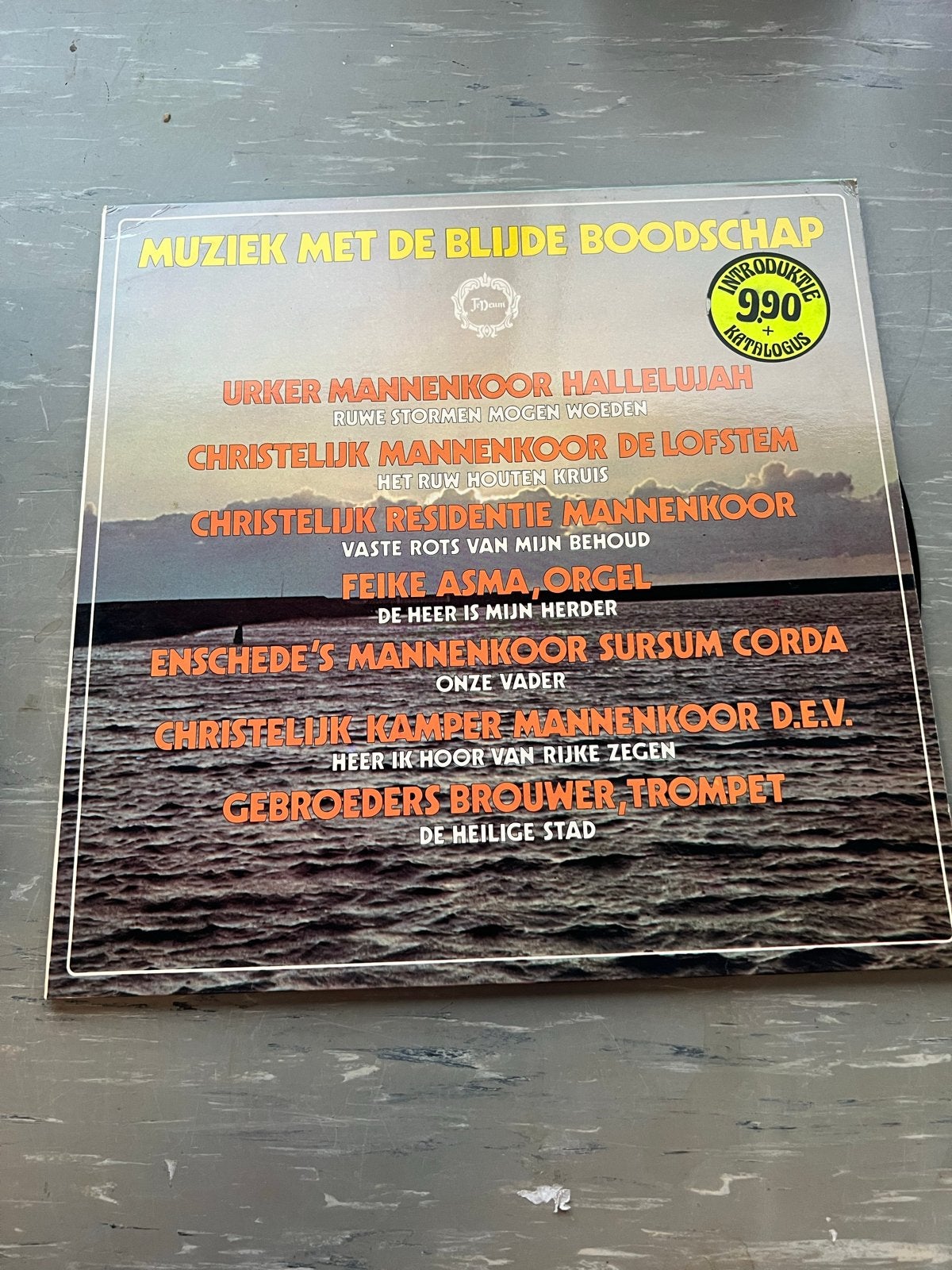 Muziek met de Blijde Boodschap LP - Diverse Mannenkoren, Ophalen of Verzenden, Gebruikt, 12 inch, LP
