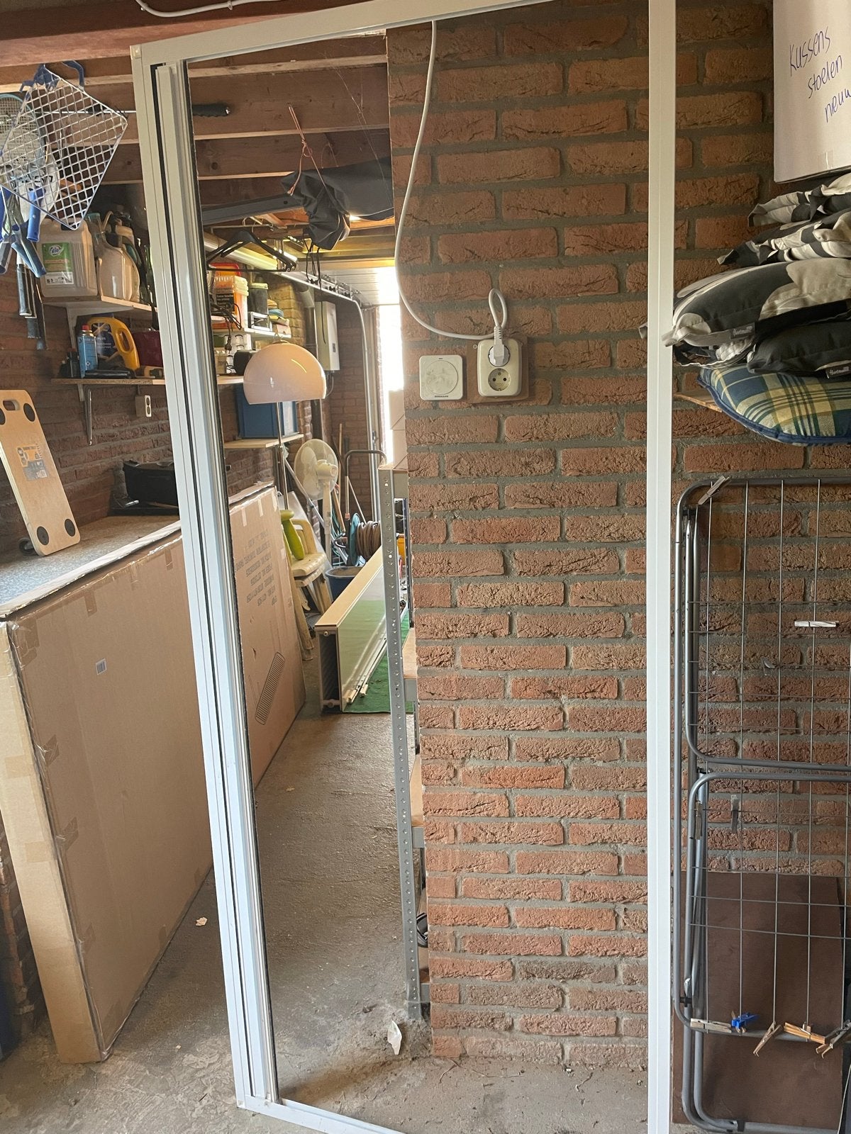 Hordeur - 87x203 cm, Ophalen, Gebruikt, 80 tot 100 cm, Hordeur