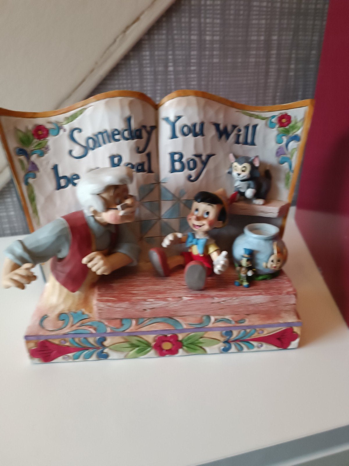 Disney Pinocchio Storybook Figuur, Ophalen of Verzenden, Zo goed als nieuw, Beeldje, Overige merken