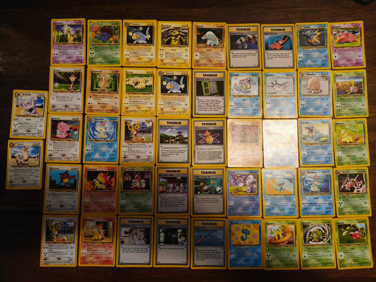 Pokemon Neo Genesis / vintage - 47 stuks, Ophalen of Verzenden, Gebruikt, Meerdere kaarten