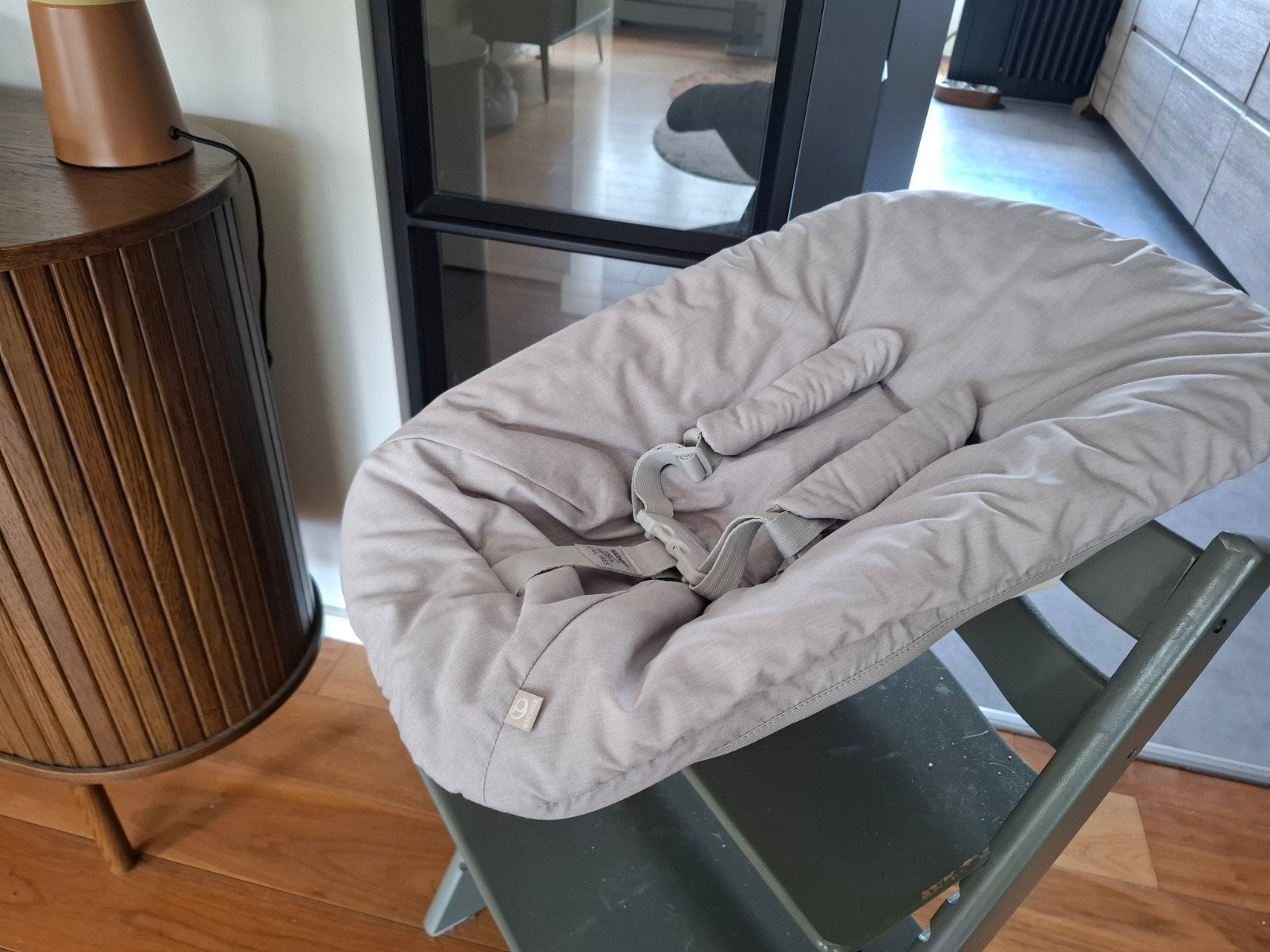 Stokke Newborn Set voor Tripp Trapp kinderstoel, Ophalen, Zo goed als nieuw, Overige typen, Gordel(s)