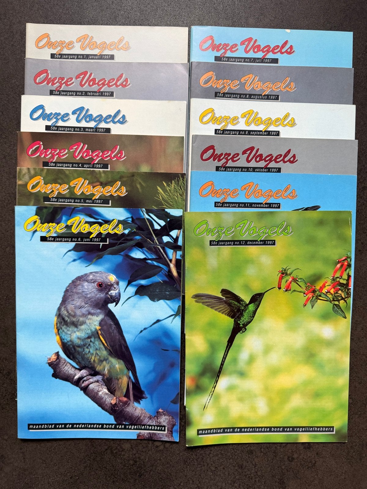 Tijdschriften Onze Vogels - Diverse jaargangen (niet complee, Ophalen of Verzenden, Gelezen, Overige typen